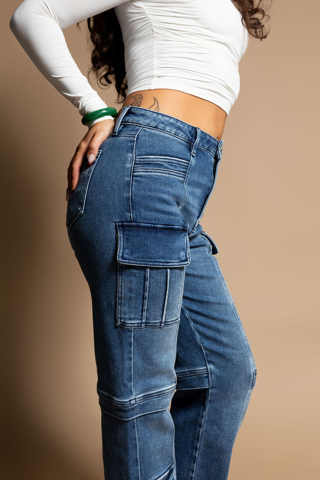 Emersyn Straight Cargo Jeans