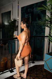 Timea Knitted, Halter Top And Shorts Set